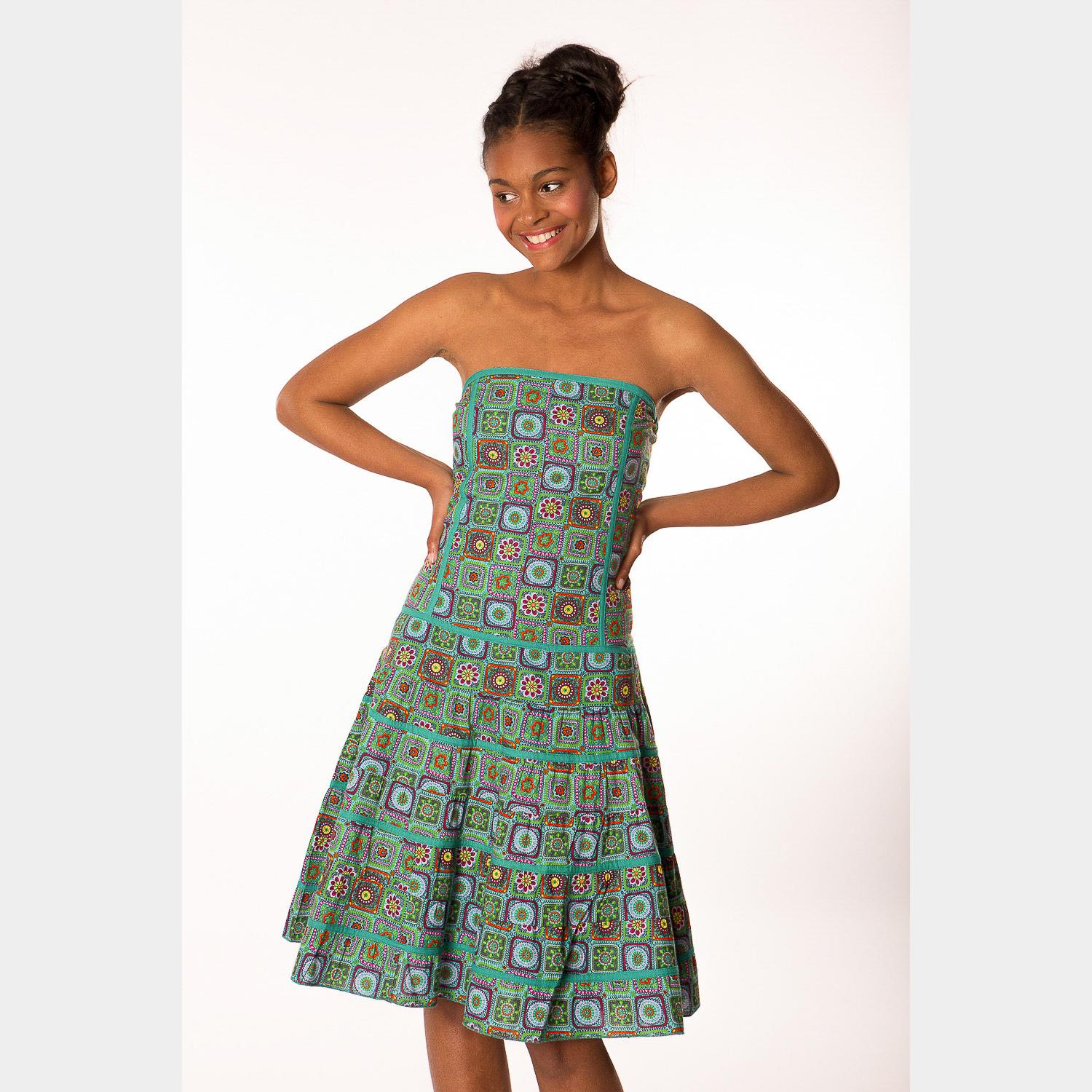 VESTIDO DRAGON BLUE CROXE