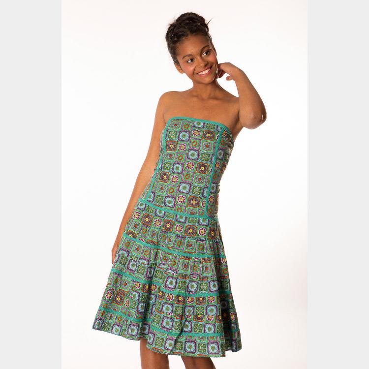 VESTIDO DRAGON BLUE CROXE