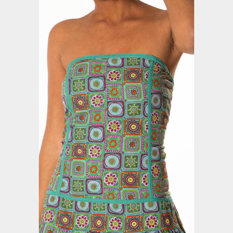 VESTIDO DRAGON BLUE CROXE