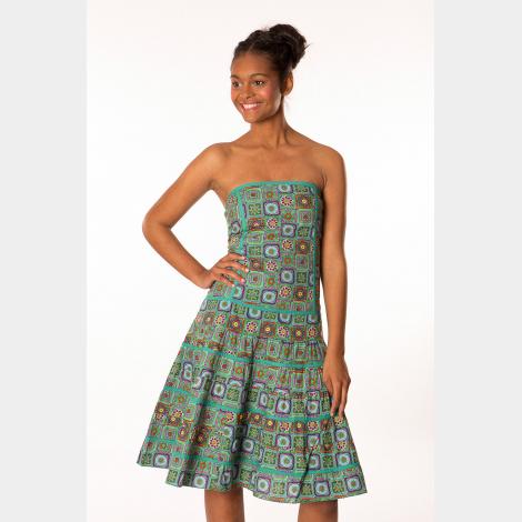 VESTIDO DRAGON BLUE CROXE