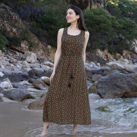 VESTIDO DONA rael naranja
