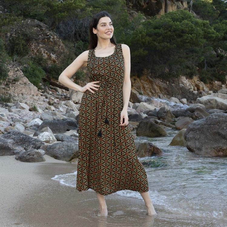 VESTIDO DONA rael naranja