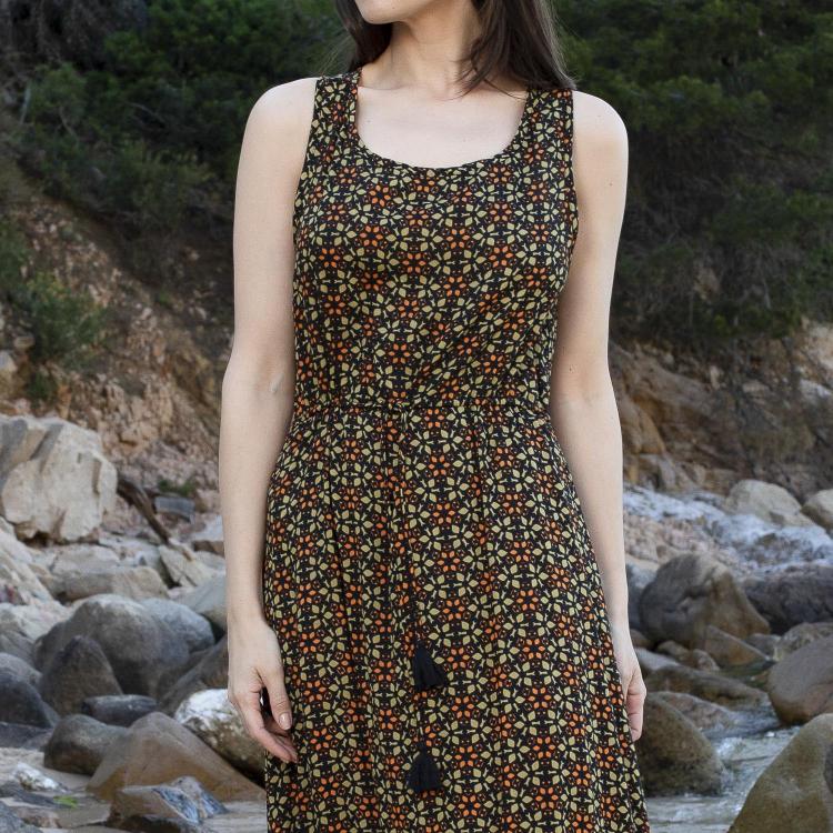 VESTIDO DONA rael naranja