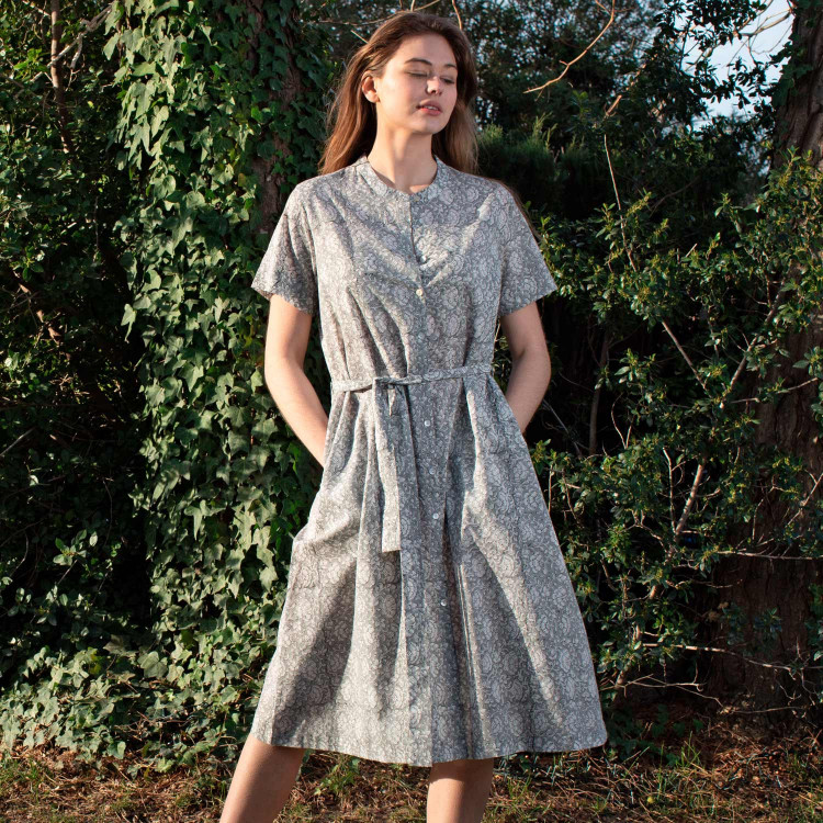 VESTIDO CREATIVE MANIPUR W-Gris