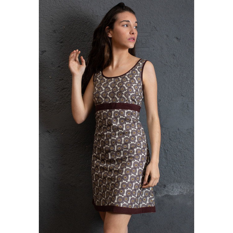 VESTIDO PERSI ANGEL CHOCO