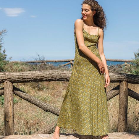 VESTIDO NEIDA rael kaki
