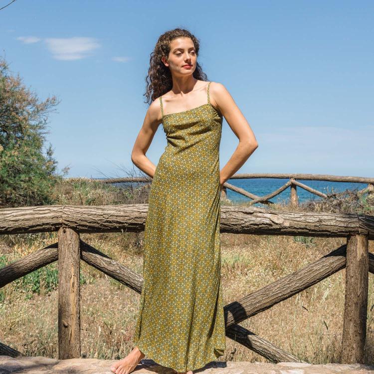 VESTIDO NEIDA rael kaki