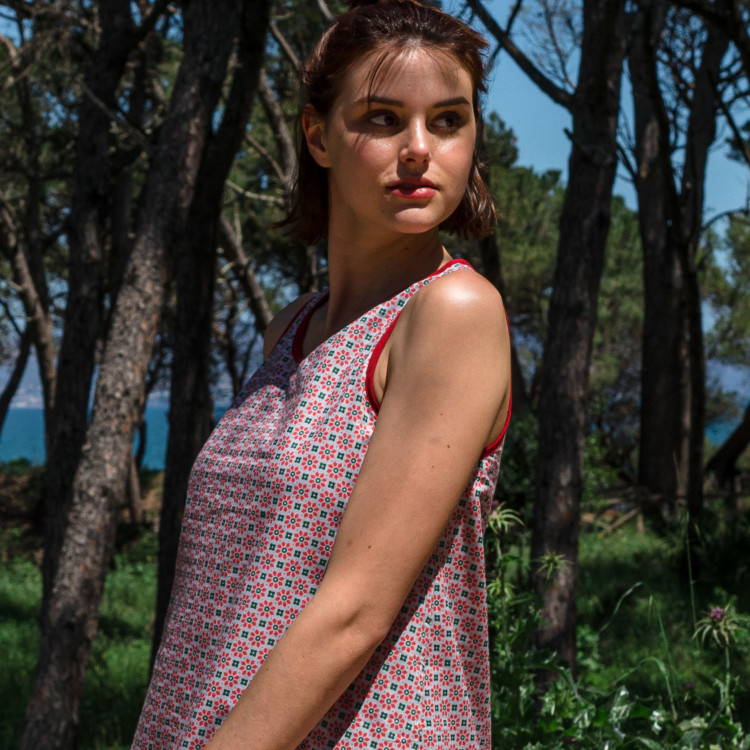 vestido AMA reversible calip