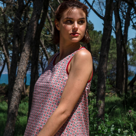 vestido AMA reversible calip