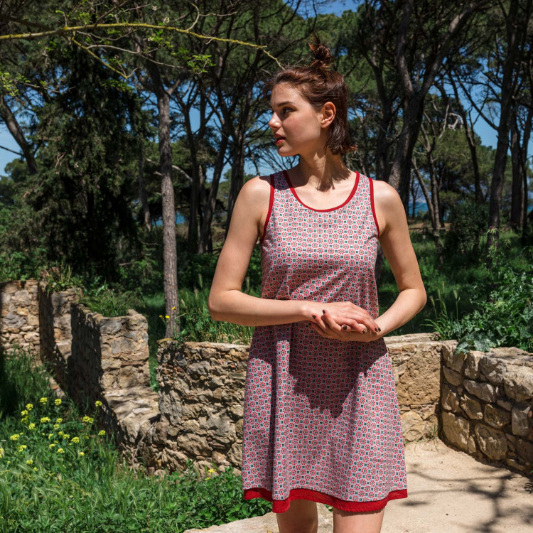vestido AMA reversible calip
