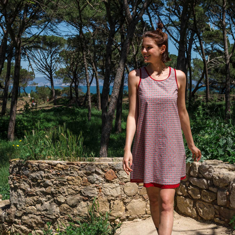 vestido AMA reversible calip