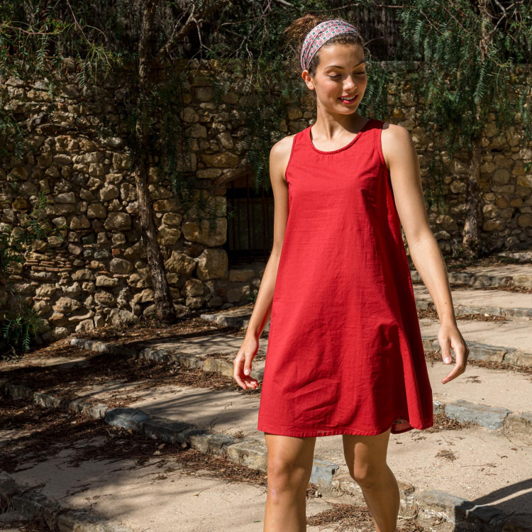 vestido AMA reversible calip