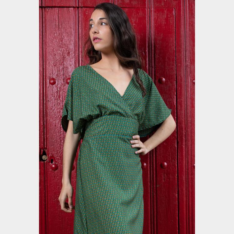 vestido Suria megy verde