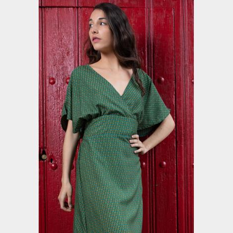 vestido Suria megy verde