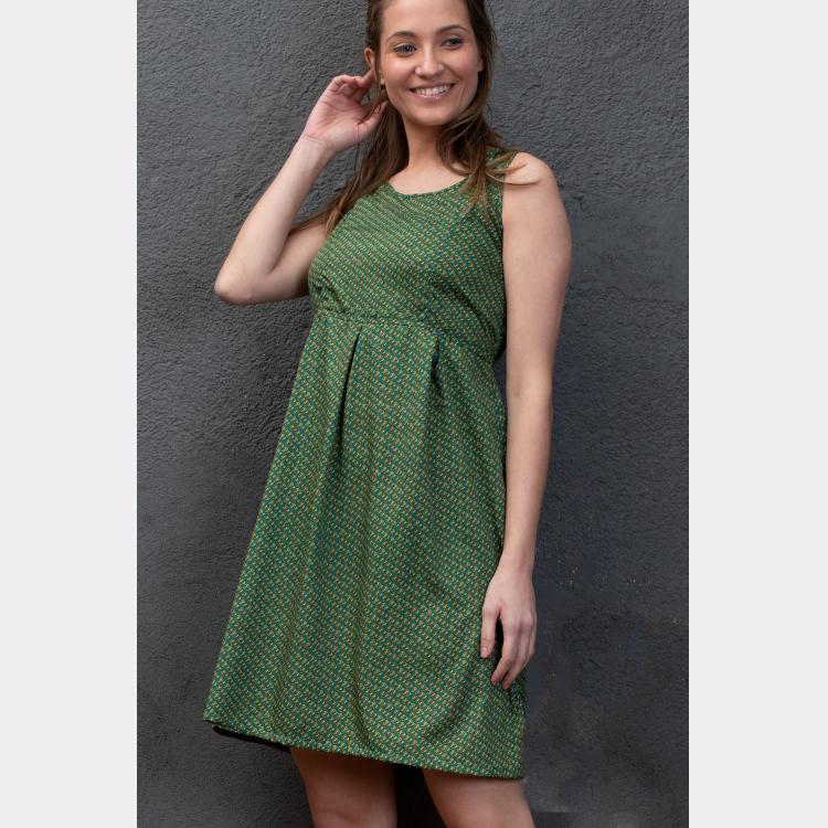 vestido Laura silky megy verde