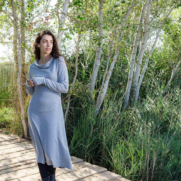 VESTIDO EMMA felpa liso