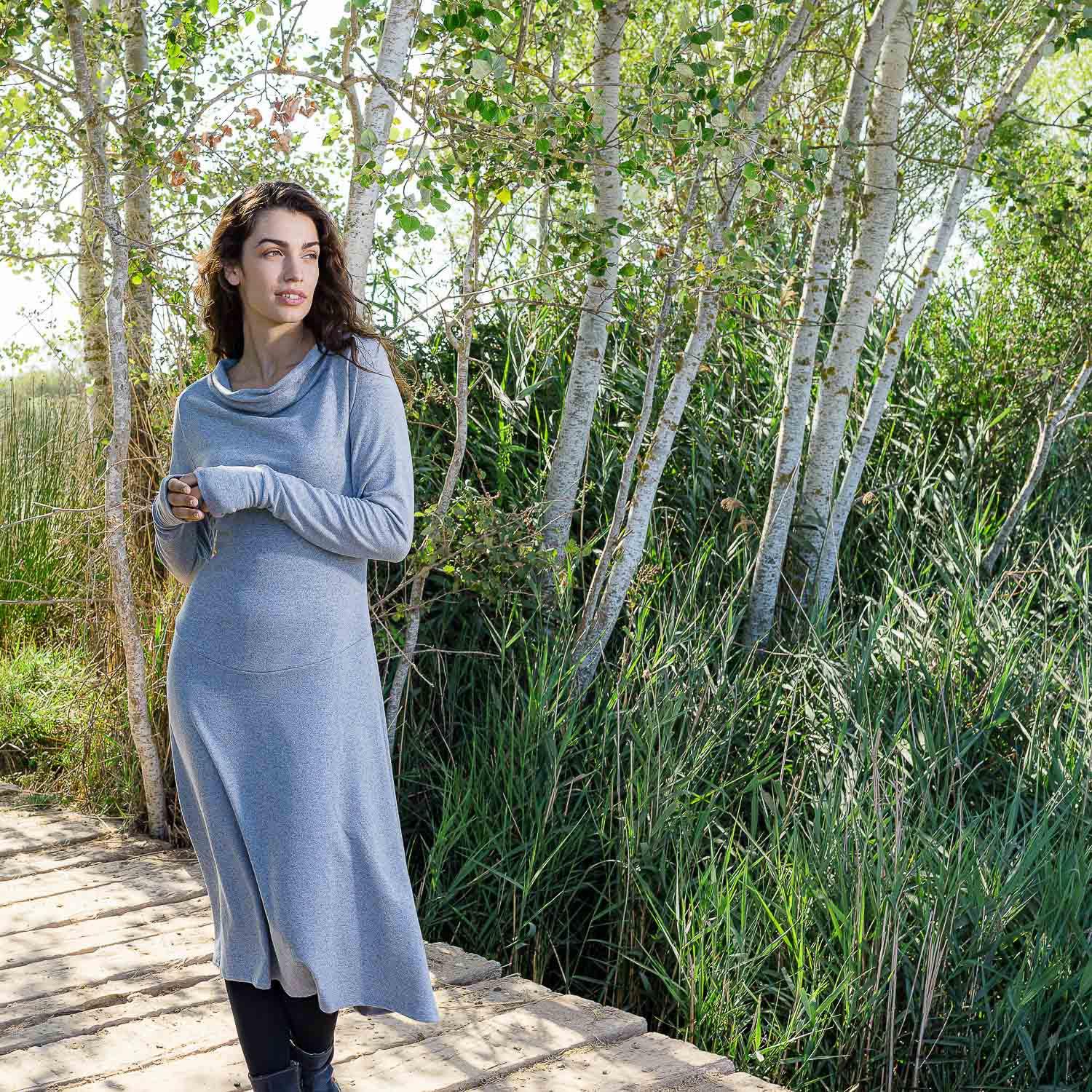 VESTIDO EMMA felpa liso