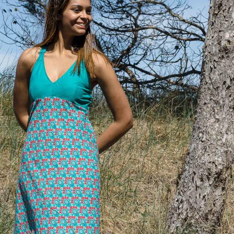 Vestido MORGIM Holly turquesa