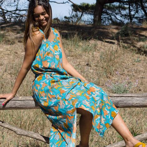 Vestido ARIEL largo Tulipa