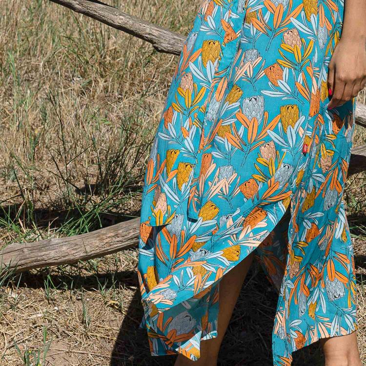 Vestido ARIEL largo Tulipa