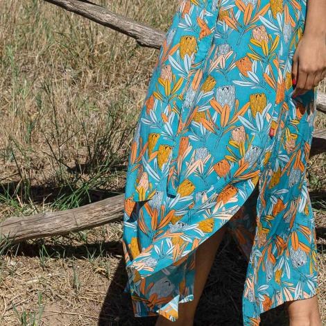 Vestido ARIEL largo Tulipa
