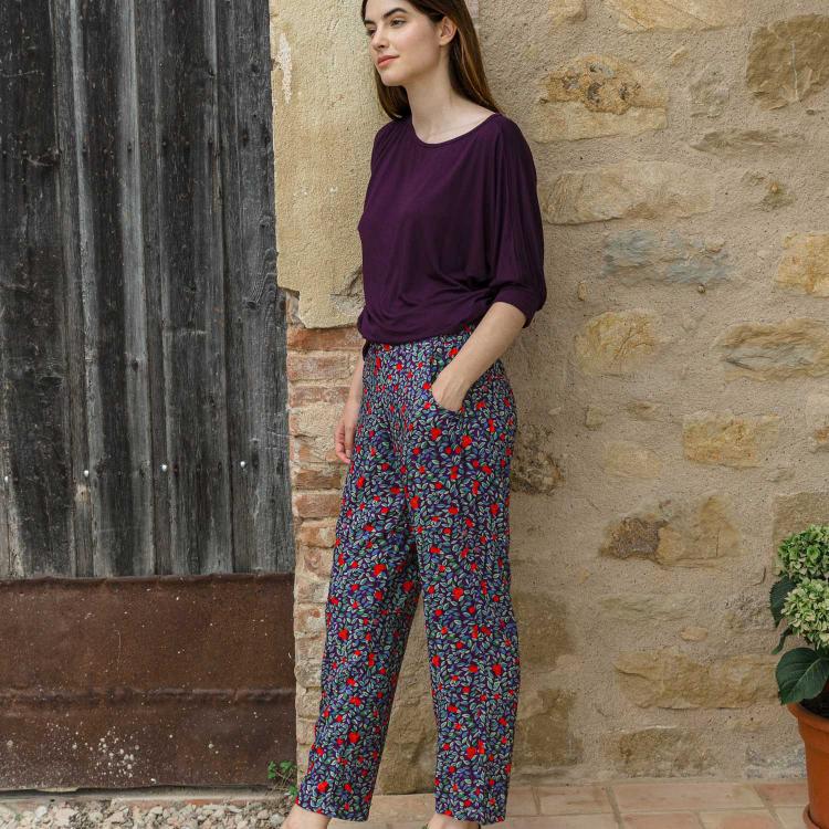 Pantalon BALI Fruit morado