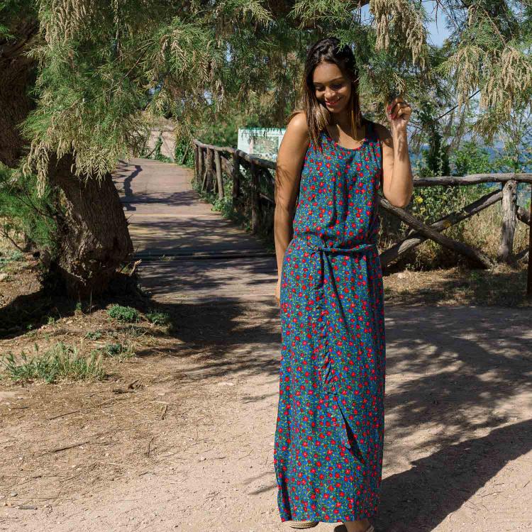 Vestido ARIEL largo Sandy