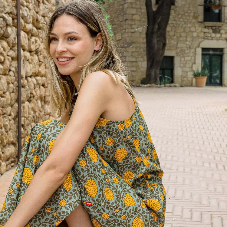 Vestido ARIEL algodón  Miel