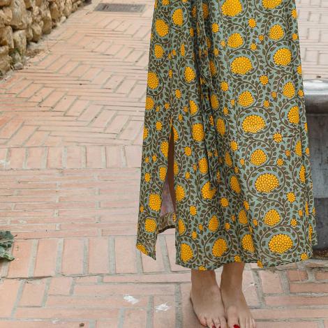 Vestido ARIEL algodón  Miel