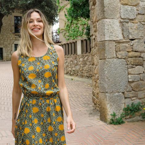 Vestido ARIEL algodón  Miel