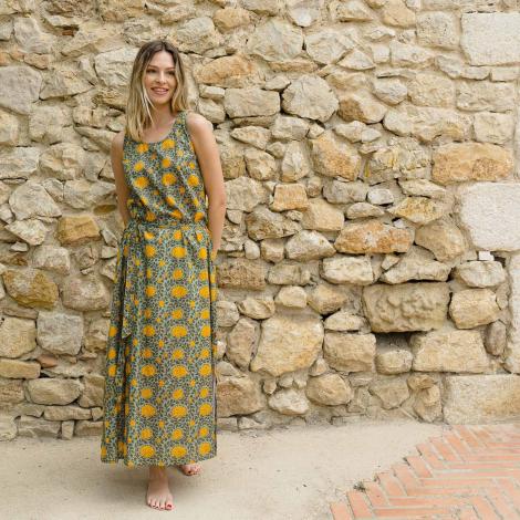 Vestido ARIEL algodón  Miel