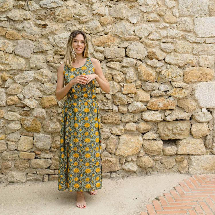 Vestido ARIEL algodón  Miel