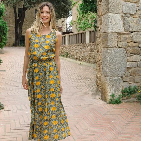Vestido ARIEL algodón  Miel