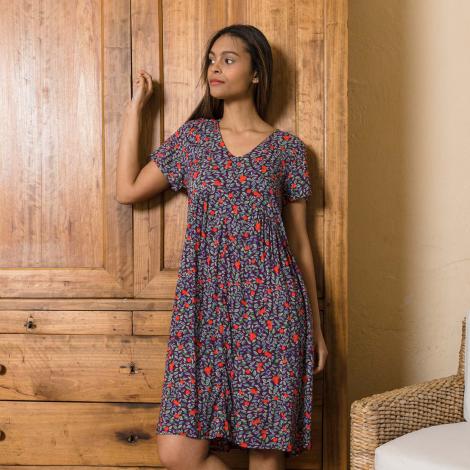 Vestido CHILLY Fruit morado