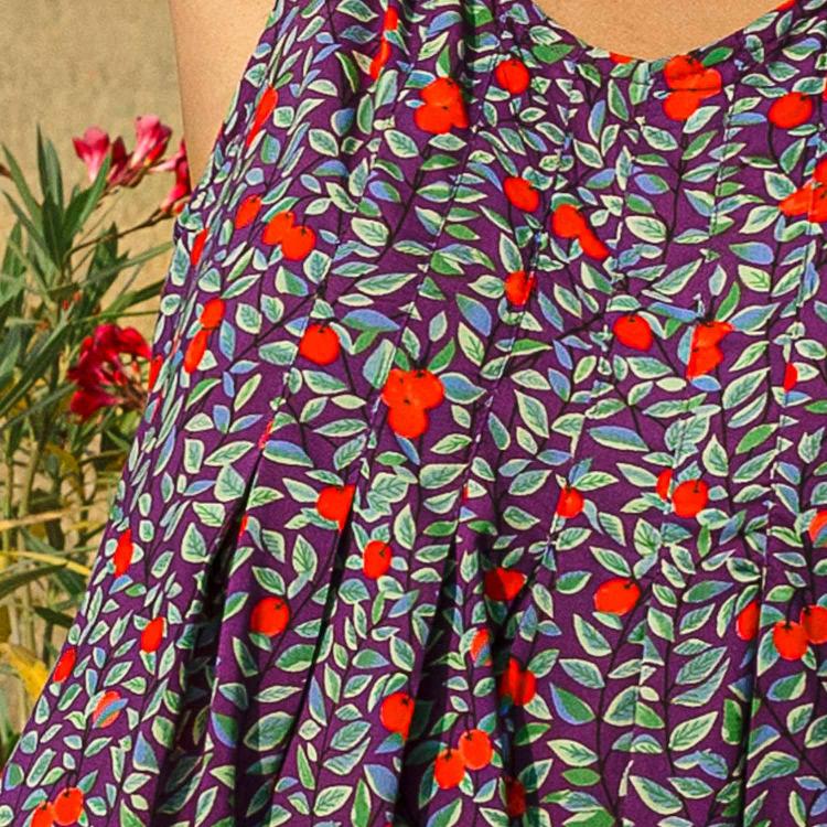 Vestido TUMMY Fruit morado