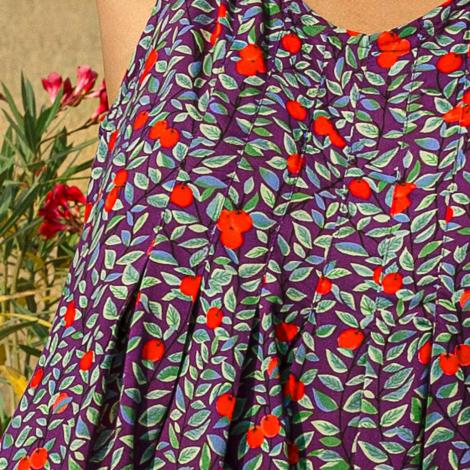 Vestido TUMMY Fruit morado