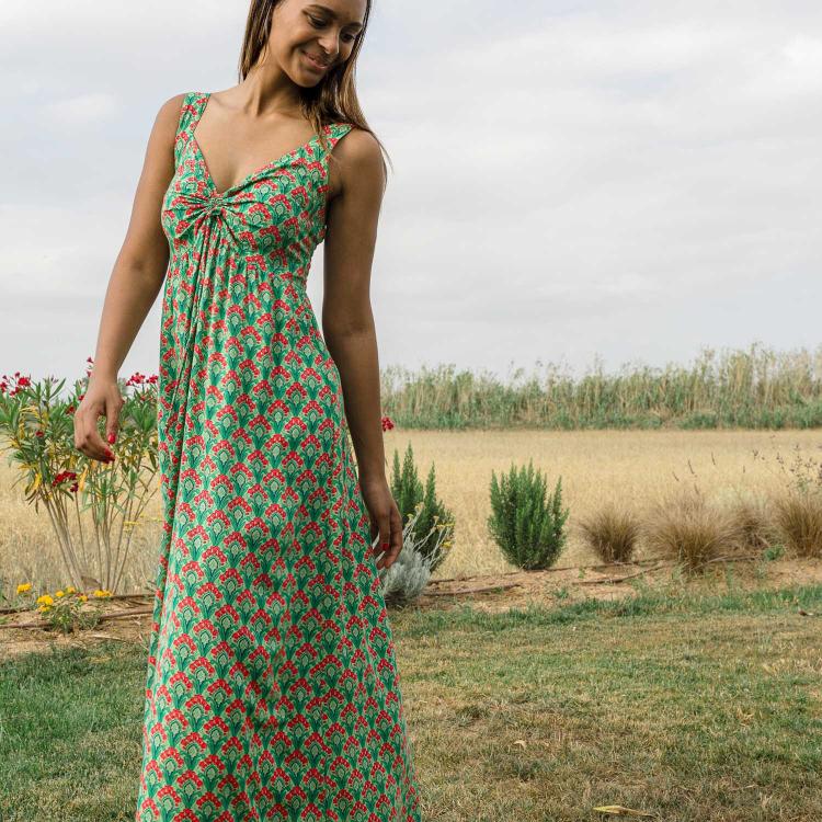 Vestido AIDA Holly verde