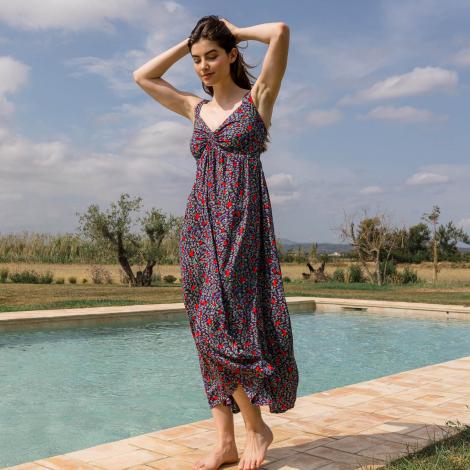 Vestido AIDA Fruit morado