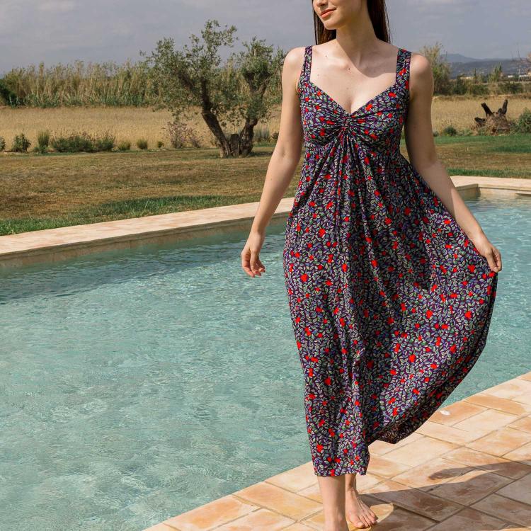 Vestido AIDA Fruit morado