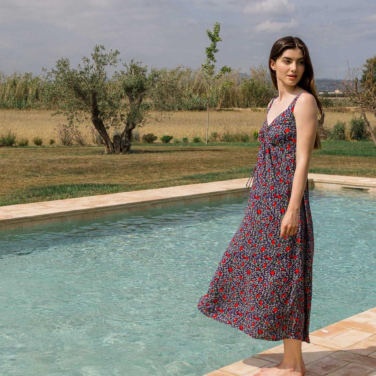 Vestido AIDA Fruit morado