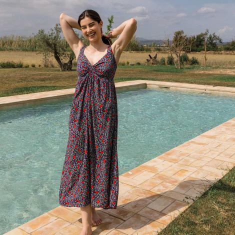 Vestido AIDA Fruit morado