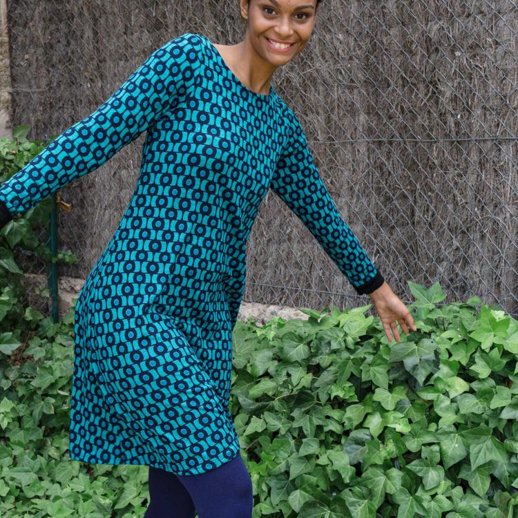 VESTIDO BOSC gambi azul