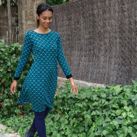 VESTIDO BOSC gambi azul