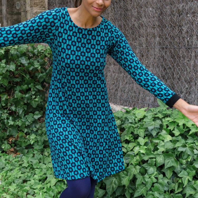 VESTIDO BOSC gambi azul