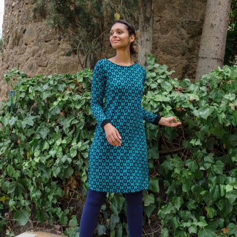 VESTIDO BOSC gambi azul