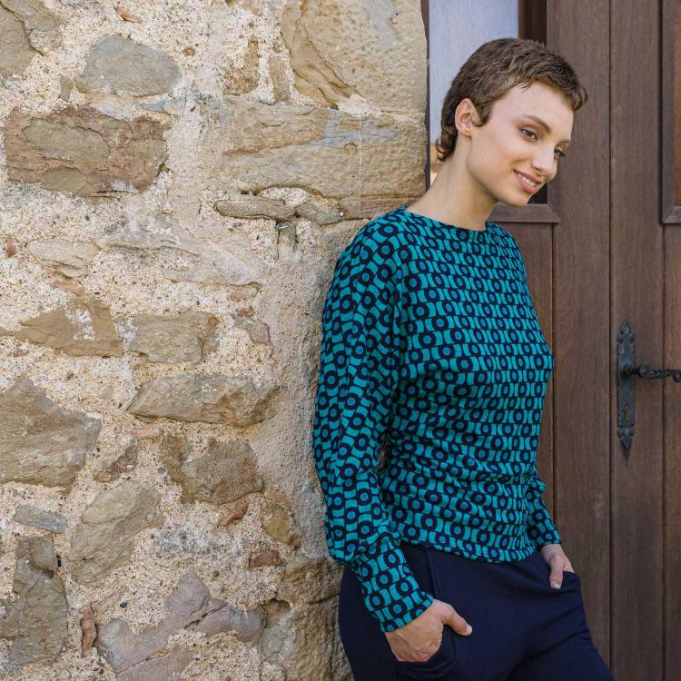 TOP CELINE gambi azul