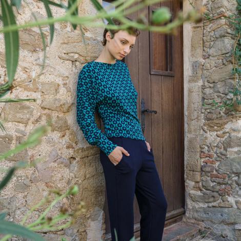 TOP CELINE gambi azul
