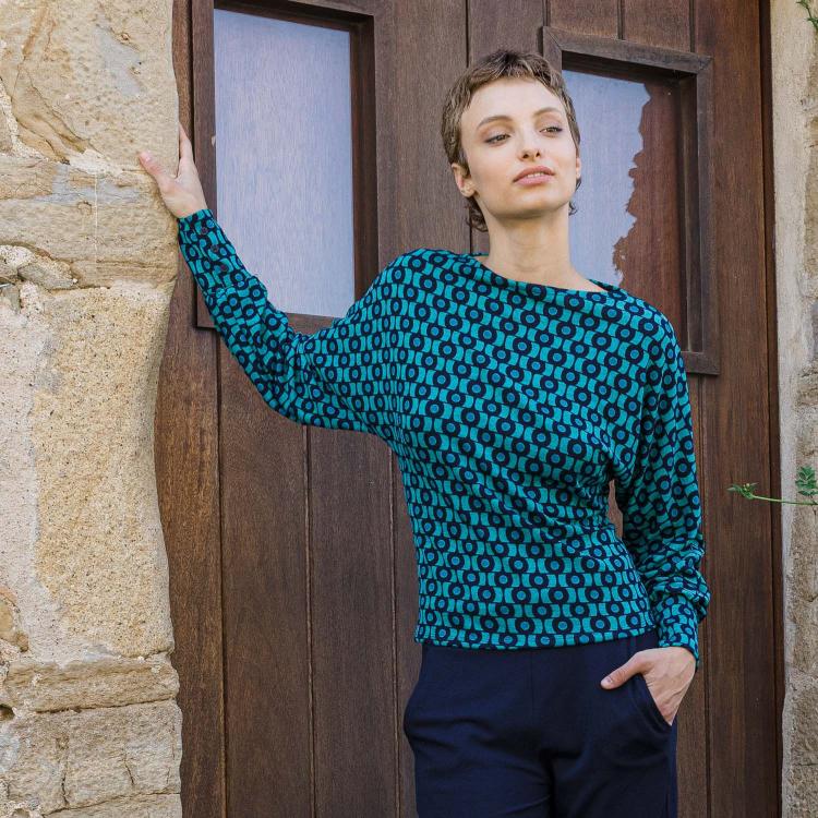 TOP CELINE gambi azul