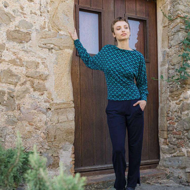 TOP CELINE gambi azul