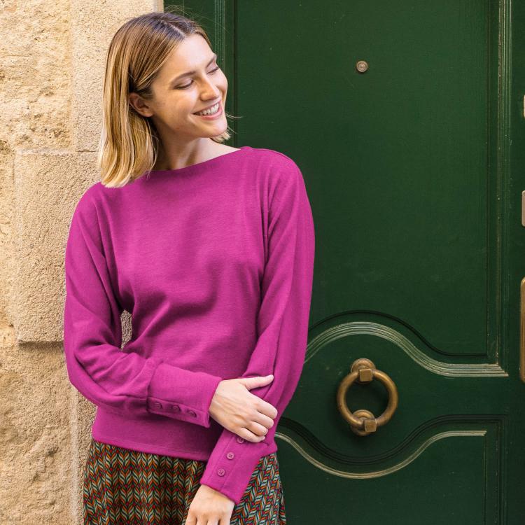 TOP CELINE liso knit
